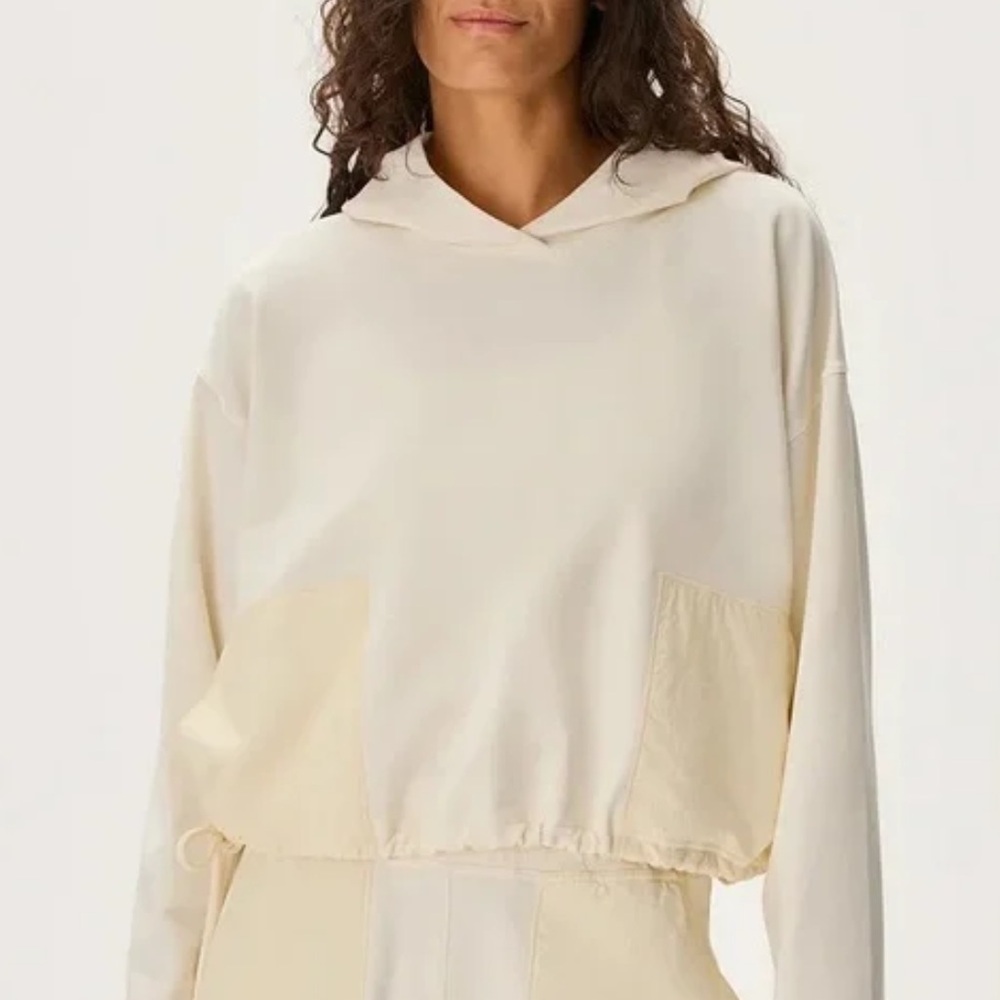 Outdoor Voices BeachTree Hooded Sweatshirt Pale Yellow Size XS